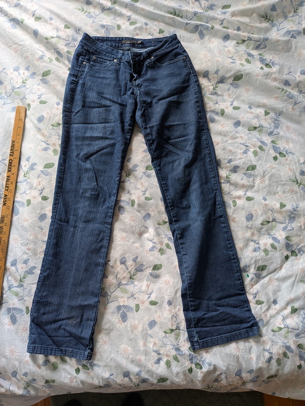 Prana Dark Blue Flare Jeans